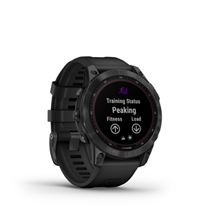 Garmin fenix 7 Solar, 47 мм, серый / черный ремешок - Спортивные часы