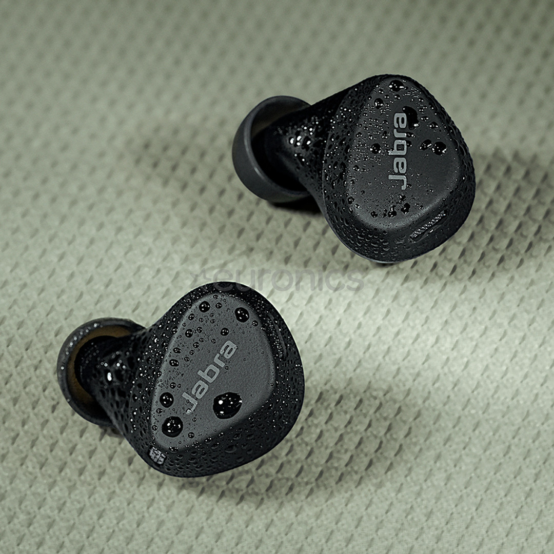 Jabra Elite 4 Active, черный - Полностью беспроводные спортивные наушники