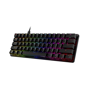 HyperX Alloy Origins 60, HX Red Switch, US, must - Mehaaniline klaviatuur