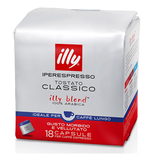 Illy Lungo, 18 tk - Kohvikapslid