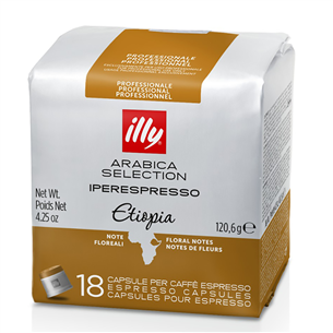 Illy Arabica Selection Etiopia, 18 tk - Kohvikapslid