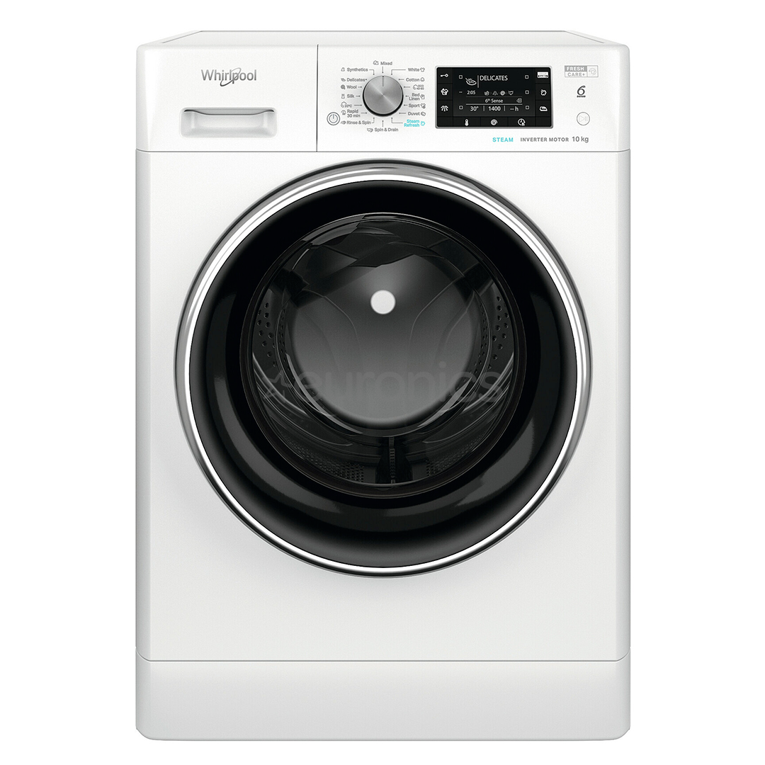 Whirlpool, 10 кг, глубина 60,5 см, 1400 об/мин - Стиральная машина с передней загрузкой