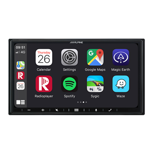 Alpine iLX-W690D, 7'' touchscreen, Apple CarPlay, Android Auto, black - Car media station ALP-ILXW690D