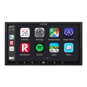 Alpine iLX-W690D, 7'' puuteekraan, Apple CarPlay, Android Auto, must - Auto multimeediakeskus ALP-ILXW690D