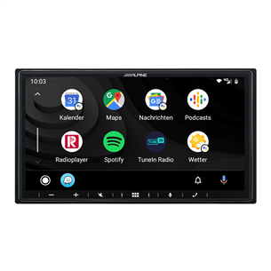 Alpine iLX-W690D, 7'' puuteekraan, Apple CarPlay, Android Auto, must - Auto multimeediakeskus
