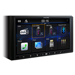 Alpine iLX-W690D, 7'' touchscreen, Apple CarPlay, Android Auto, black - Car media station