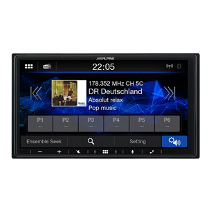 Alpine iLX-W690D, 7'' touchscreen, Apple CarPlay, Android Auto, black - Car media station