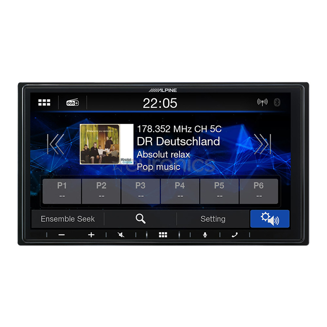 Alpine iLX-W690D, 7'' touchscreen, Apple CarPlay, Android Auto, black - Car media station