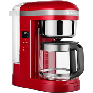 Kitchenaid, water tank 1.7 L, red - Filter coffee machine