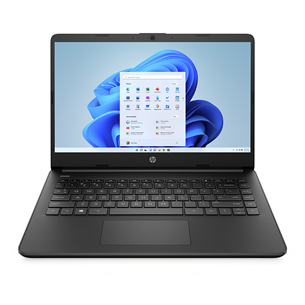 HP Laptop 14s-fq1035no, FHD, Ryzen 5, 16GB, 512GB, must - Sülearvuti 4N8L8EA#UUW