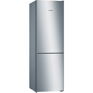 Bosch NoFrost, 326 L, stainless steel - Refrigerator KGN36VLEC