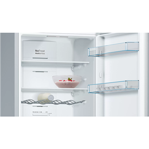 Bosch NoFrost, 326 L, stainless steel - Refrigerator