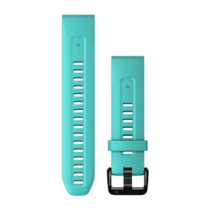 Garmin fenix 7S, 20 мм, QuickFit, сине-зеленый силикон - Сменный ремешок 010-13102-05