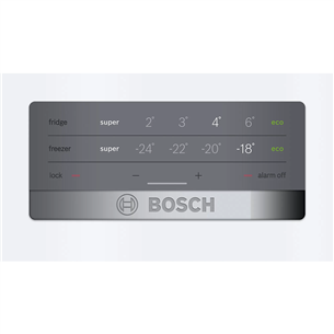 Bosch, NoFrost, 368 L, kõrgus 203 cm, valge - Külmik