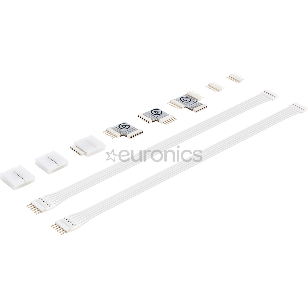 Elgato Light Strip Connector Set, valge - Kinnituskomplekt