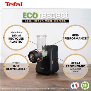 Tefal Eco Respect, 200 W, black - Shredder