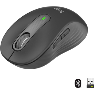 Logitech Signature M650 L, silent, black - Wireless Optical Mouse 910-006236