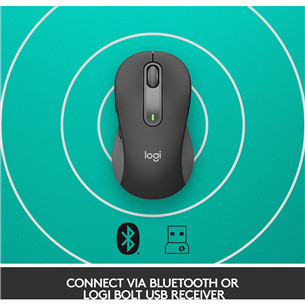 Logitech Signature M650 L, черный - Беспроводная оптическая мышь