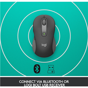 Logitech Signature M650 L, black - Wireless mouse