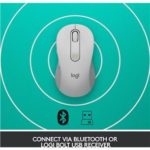 Logitech Signature M650 L, white - Wireless Optical Mouse