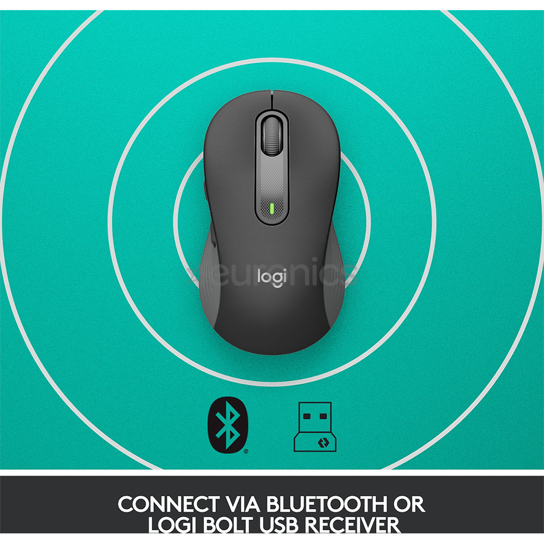 Logitech Signature M650, черный - Беспроводная оптическая мышь