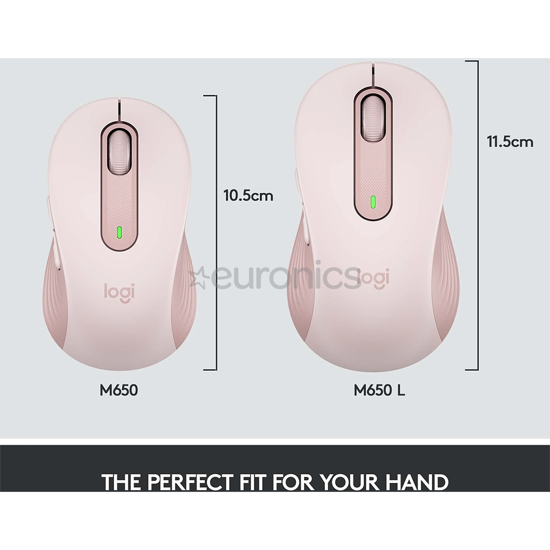 Logitech Signature M650, pink - Wireless mouse