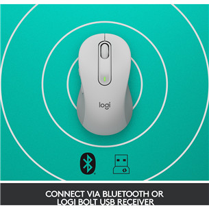 Logitech Signature M650, silent, white - Wireless Optical Mouse