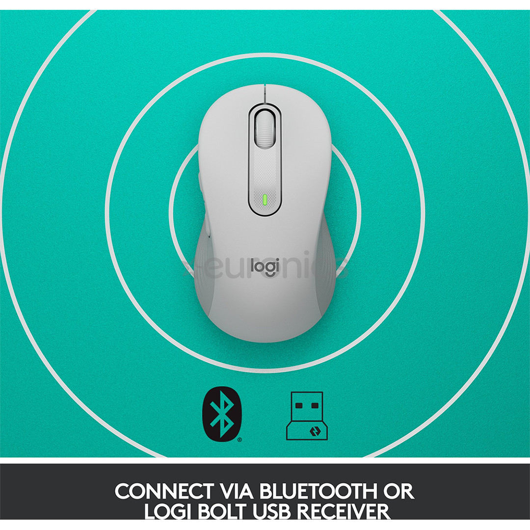 Logitech Signature M650, silent, white - Wireless Optical Mouse