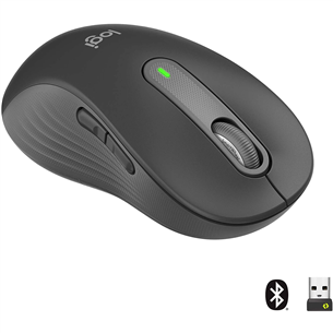 Logitech Signature M650 L, left handed, black - Wireless Optical Mouse