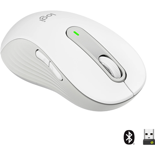 Logitech Signature M650 L, left handed, white - Wireless Optical Mouse