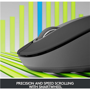 Logitech Signature M650 L, vasakukäeline, must - Juhtmevaba optiline hiir