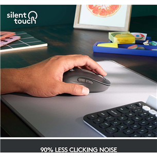 Logitech Signature M650 L, vasakukäeline, must - Juhtmevaba optiline hiir