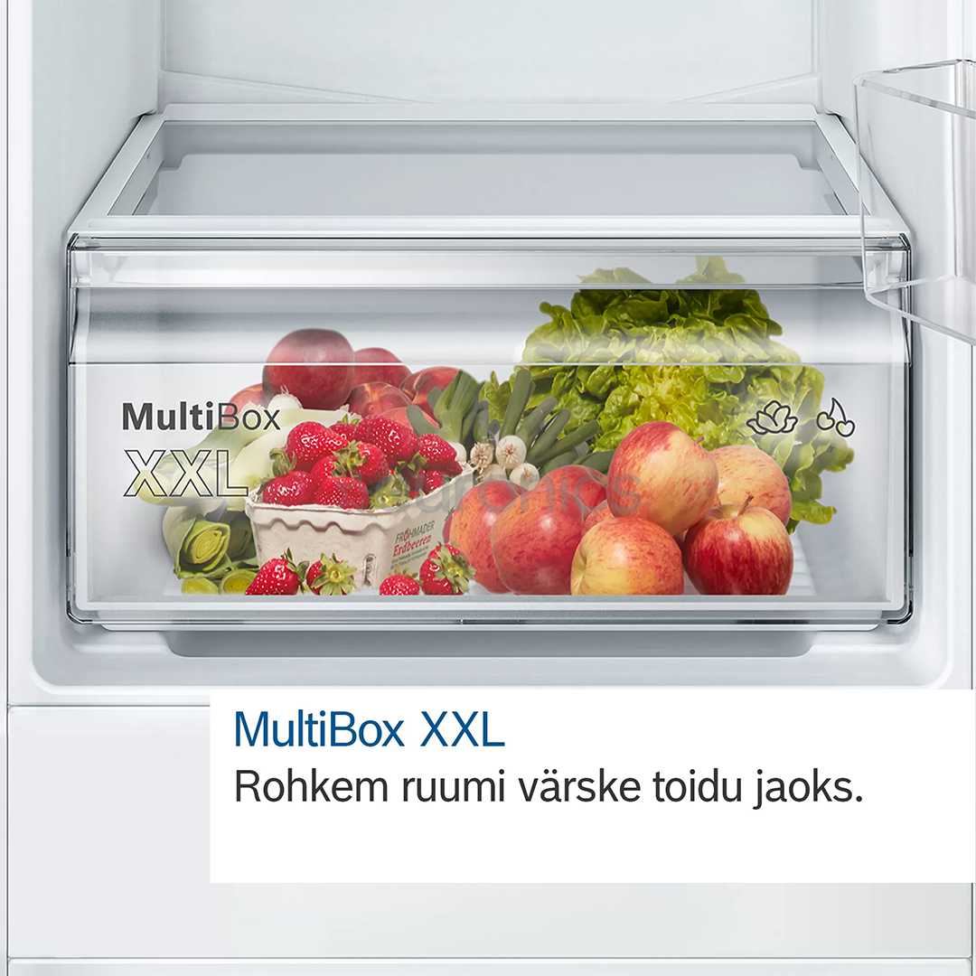 Bosch seeria 6, 319 L, kõrgus 178 cm - Integreeritav jahekapp