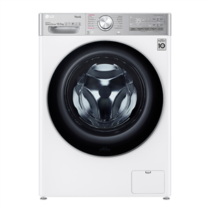 LG, 10.5 kg, depth 56 cm, 1600 rpm - Front Load Washing Machine F6WV910P2EA