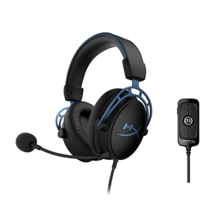 Kingston HyperX Cloud Alpha S, 7.1, blue/black - Wired headset