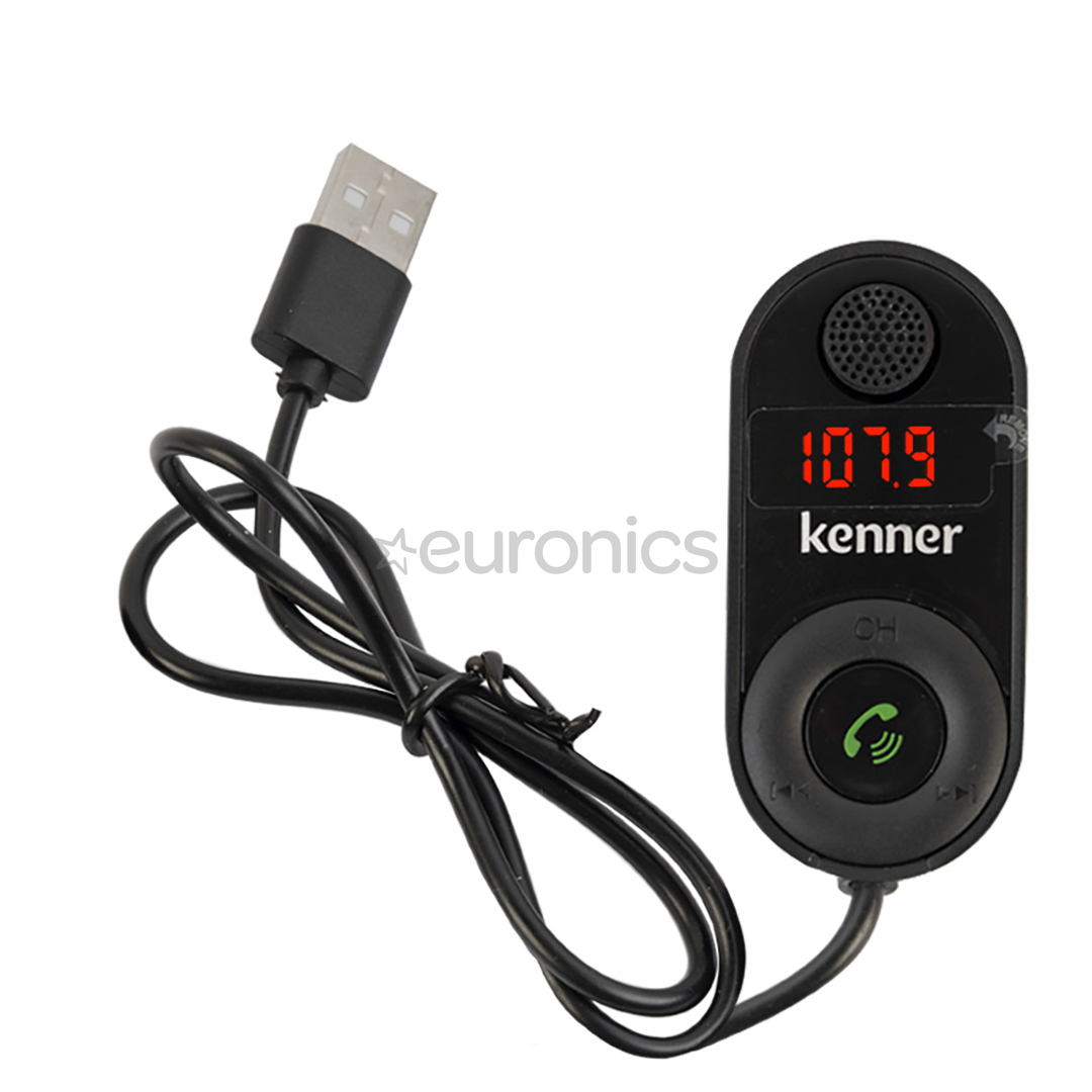 Kenner FT 622 BT Bluetooth USB powered SD card black FM Transmitter FT622 Euronics