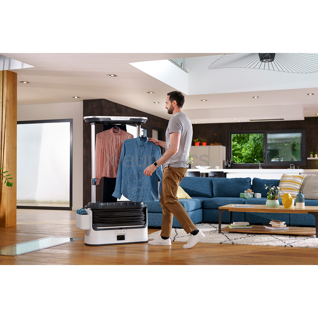 Tefal Care For You, 3100 Вт, серый/белый - Автоматическая паровая система
