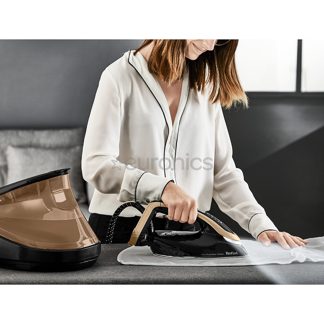 Tefal Pro Express Vision, 3000 Вт, черный/золотистый - Гладильная система