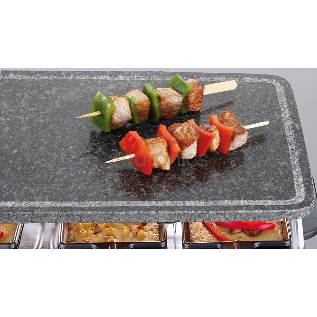 Severin, 1500 W, roostevaba teras - Raclette grill kiviplaadiga