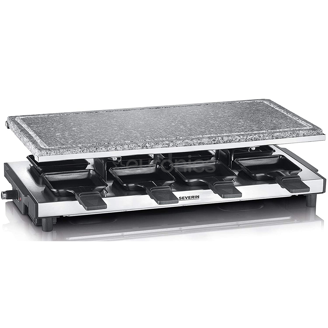 Severin, 1500 W, stainless steel - Raclette grill with natural hot cooking stone