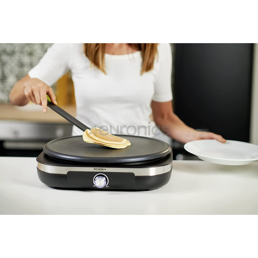 Severin, 1500 W, must - Pannkoogimasin XXL