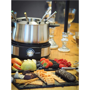 Severin, 1500 W, stainless steel - Fondue / Crêpes maker