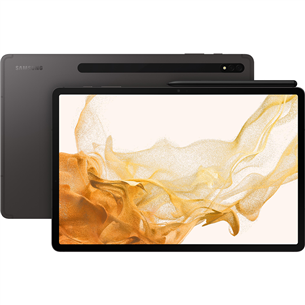 Samsung Galaxy Tab S8+, 12,4", 128 GB, WiFi, hall - Tahvelarvuti SM-X800NZAAEUE