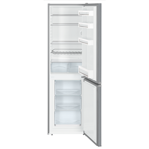 Liebherr, 296 л, высота 182 см, серебристый - Холодильник