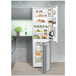 Liebherr, 296 L, height 182 cm, silver - Refrigerator