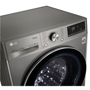 LG, 9 kg / 6 kg, sügavus 56,5 cm, 1400 p/min - Kuivatiga pesumasin