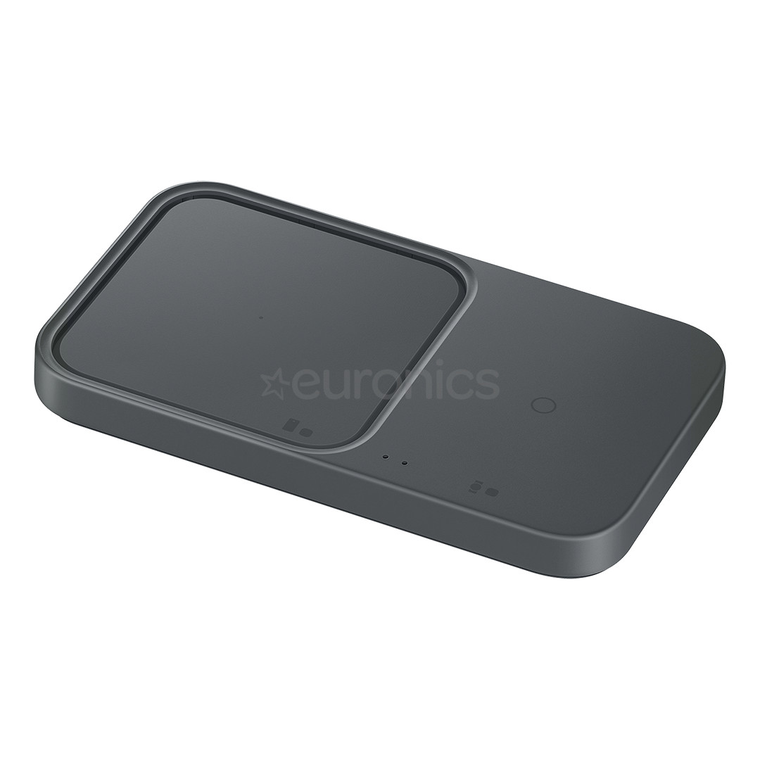 Samsung Wireless Charger Duo Pad + Travel Adapter, серый - Беспроводное зарядное устройство