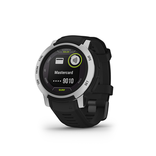 Garmin Instinct 2 Solar, Surf Edition, 45 mm, must / hall - Spordikell