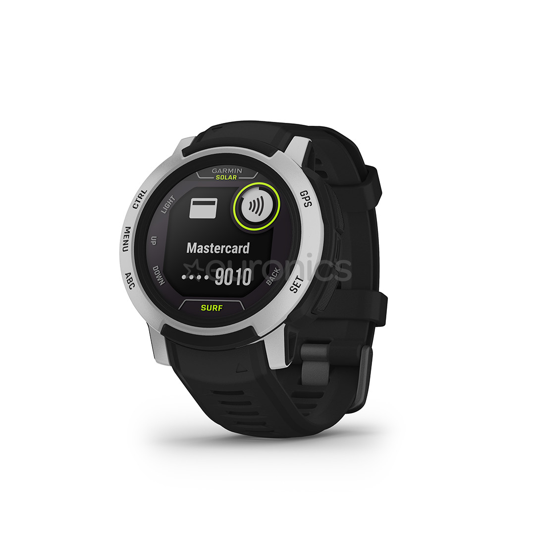Garmin Instinct 2 Solar, Surf Edition, 45 мм, черный/серый - Спортивные часы