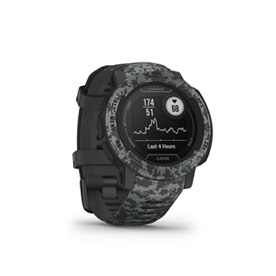 Garmin Instinct 2, Camo Edition, 45 mm, tumehall kamuflaaž - Spordikell